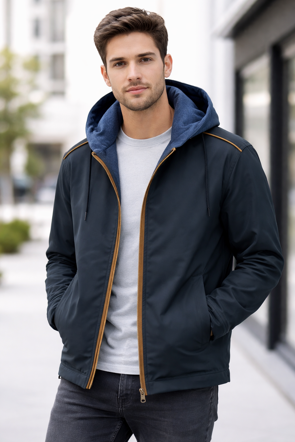 Reversible Fleece Jacket Men